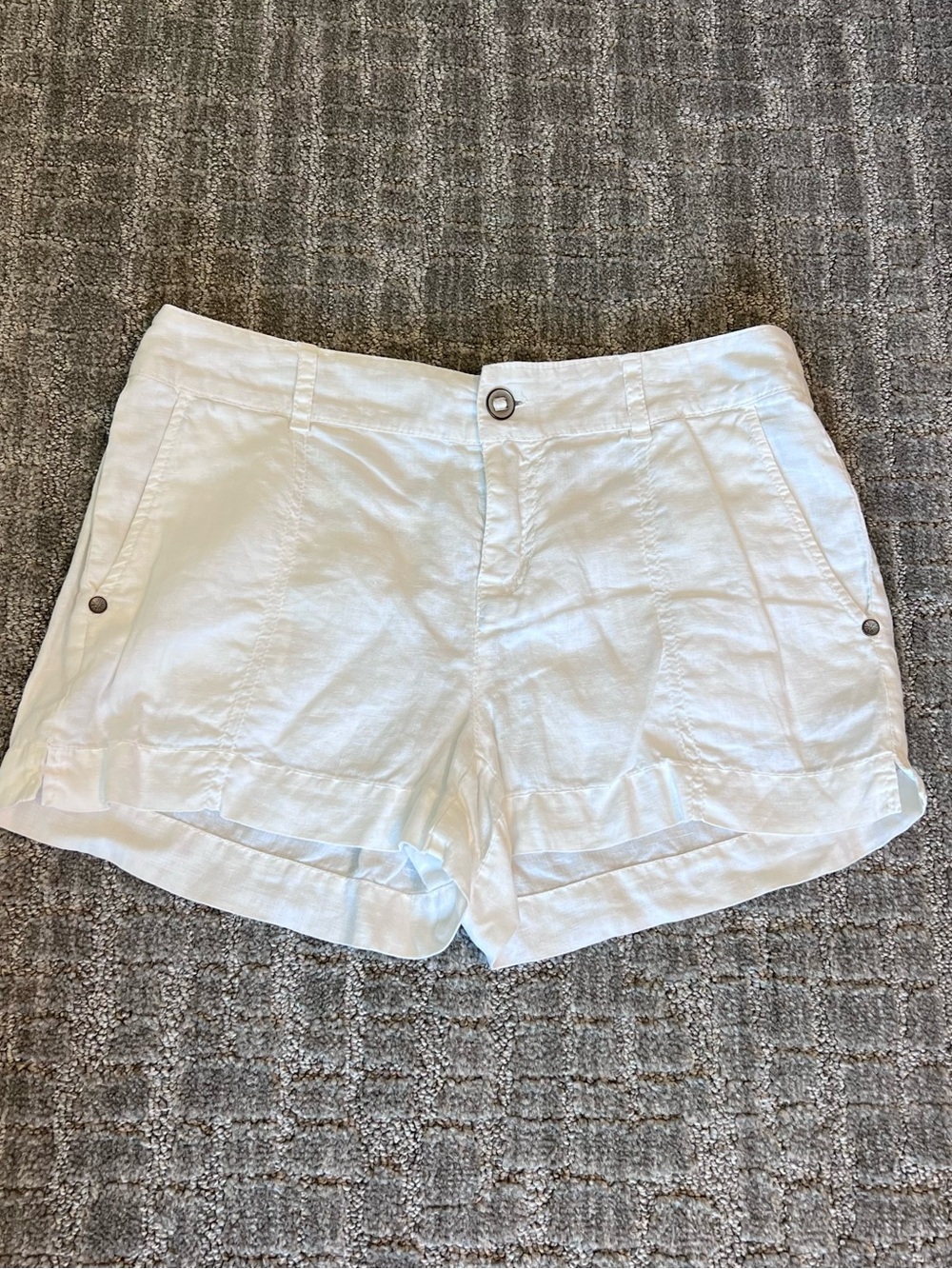 White linen Michael Stars Shorts